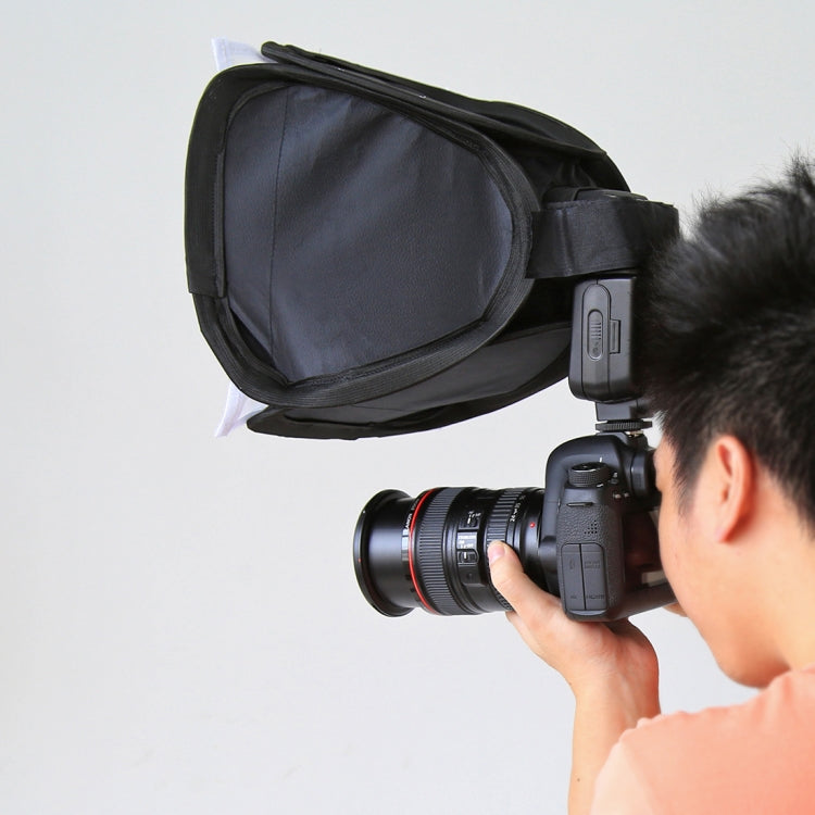 Custodia morbida pieghevole per softbox con diffusore di luce flash PULUZ, dimensioni: 23 cm x 23 cm, 23cm Softbox
