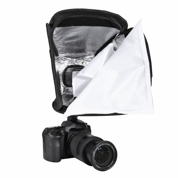 Custodia morbida pieghevole per softbox con diffusore di luce flash PULUZ, dimensioni: 23 cm x 23 cm, 23cm Softbox