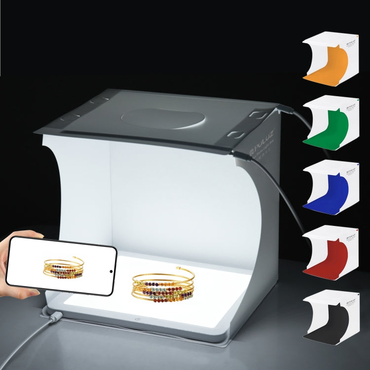PULUZ Mini LED Fotografia Lampada a luce senza ombre Pannello Pad + Scatola per tenda da tiro in studio, Materiale acrilico, Area effettiva 20 cm x 20 cm