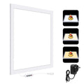 PULUZ 1000LM LED Acrilico No Polare Oscuramento Luce Senza Ombre con Interruttore per Scatola da Studio Fotografico da 40 cm, Light(US), Light(UK), Light(EU)