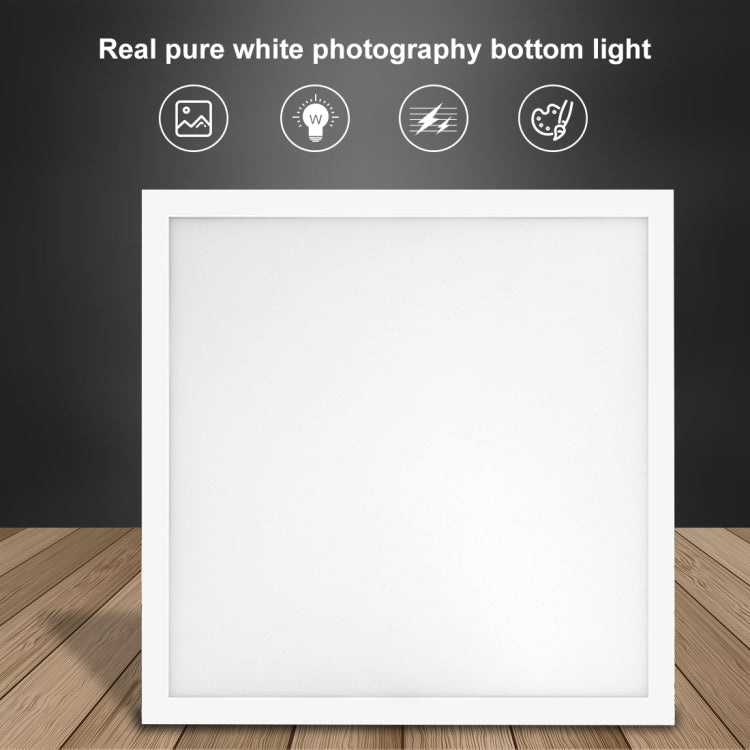 PULUZ 1000LM LED Acrilico No Polare Oscuramento Luce Senza Ombre con Interruttore per Scatola da Studio Fotografico da 40 cm