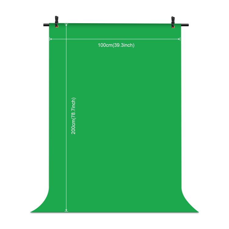 PULUZ 1x2m Kit staffa traversa per fondale per studio fotografico a forma di T, supporto per sfondo con clip, 1 x 2m Bracket Kit