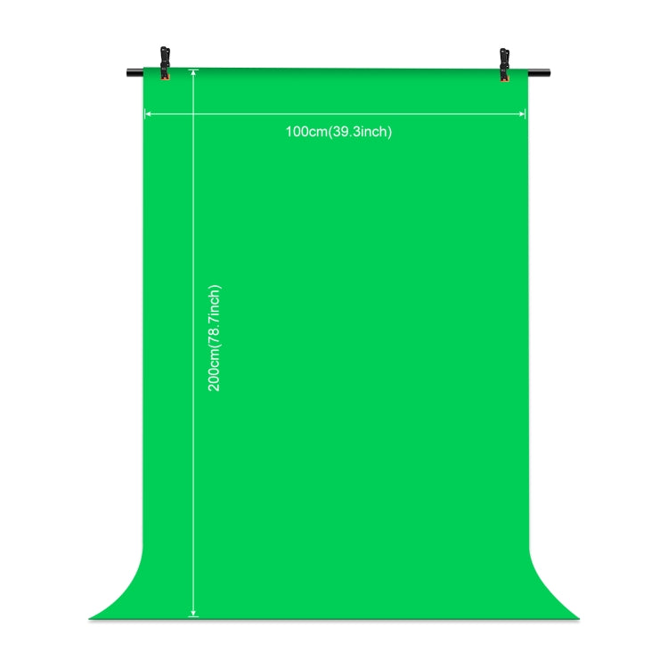 PULUZ 1x2m Kit staffa traversa per fondale per studio fotografico a forma di T, supporto per sfondo con clip, 1 x 2m Bracket Kit