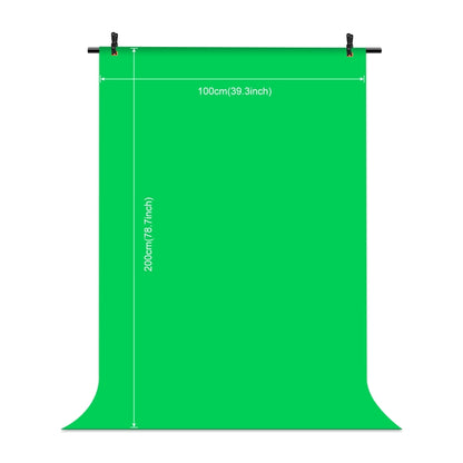 PULUZ 1x2m Kit staffa traversa per fondale per studio fotografico a forma di T, supporto per sfondo con clip, 1 x 2m Bracket Kit