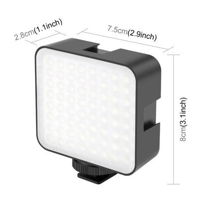 PULUZ 64 LED 5W Luce di riempimento per giunzioni video per fotocamera/videocamera, 64 LED