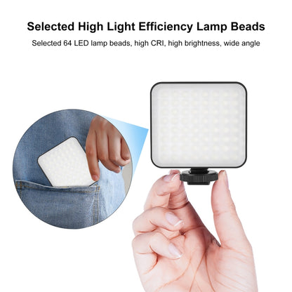 PULUZ 64 LED 5W Luce di riempimento per giunzioni video per fotocamera/videocamera, 64 LED