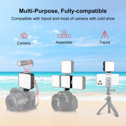 PULUZ 64 LED 5W Luce di riempimento per giunzioni video per fotocamera/videocamera, 64 LED