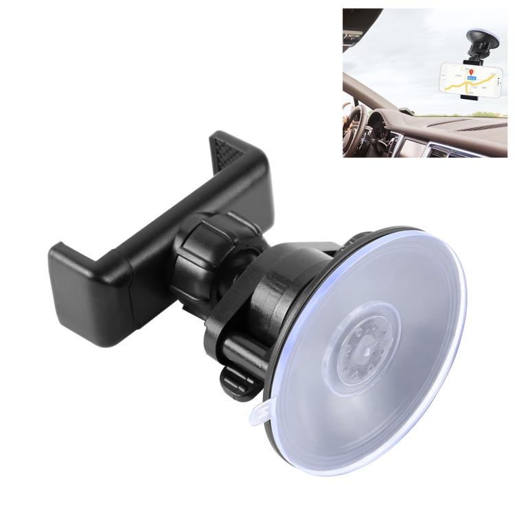PULUZ Staffa porta morsetto a ventosa rotante a 360 gradi per iPhone, Galaxy, Huawei, Xiaomi, Sony, HTC, Google e altri smartphone