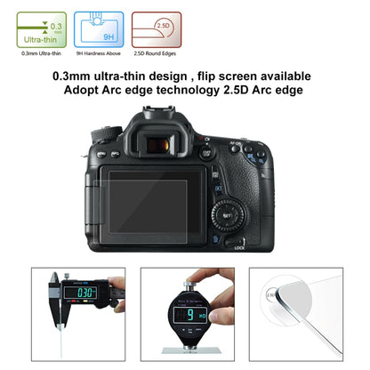 Compatibile con 80D / 70D / 77D(9000D) / 800D(X9I) / 700D(X7I) / 750D(X8I) / 760D(8000D) / XC10 / XC15 / 7D2, Pentax Q1 / K-S1 /Q10 / Q7, Panasonic ZS35, Nikon V1, For Canon 650D