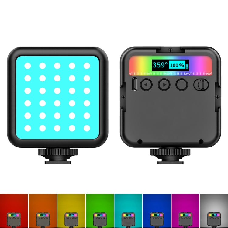 PULUZ Pocket 2500-9000K+RGB Luce di riempimento per bellezza a colori per fotocamera portatile Fotografia Luce a LED, 2500-9000K+RGB