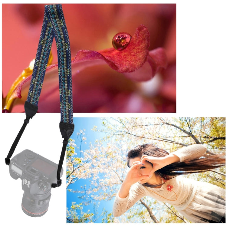 Tracolla per fotocamera con tracolla serie multicolore in stile etnico retrò PULUZ per fotocamere SLR / DSLR, Ethnic 7, Ethnic 8