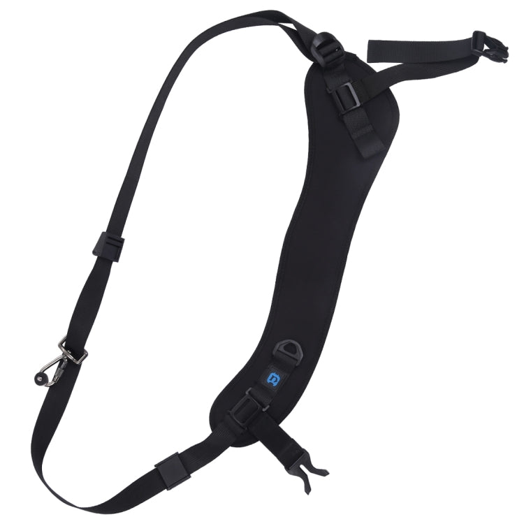 PULUZ Tracolla per fotocamera curva e traspirante in nylon morbido antiscivolo a sgancio rapido con gancio in metallo per fotocamere SLR / DSLR, Curved Strap