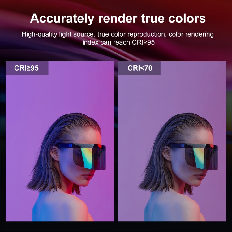 PULUZ LED a colori RGB Beauty Fill Light Pocket Vlogging Photography Light, Pocket Light