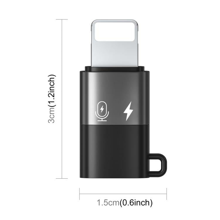 Adattatore OTG PD PULUZ da 8 pin a USB-C / Type-C