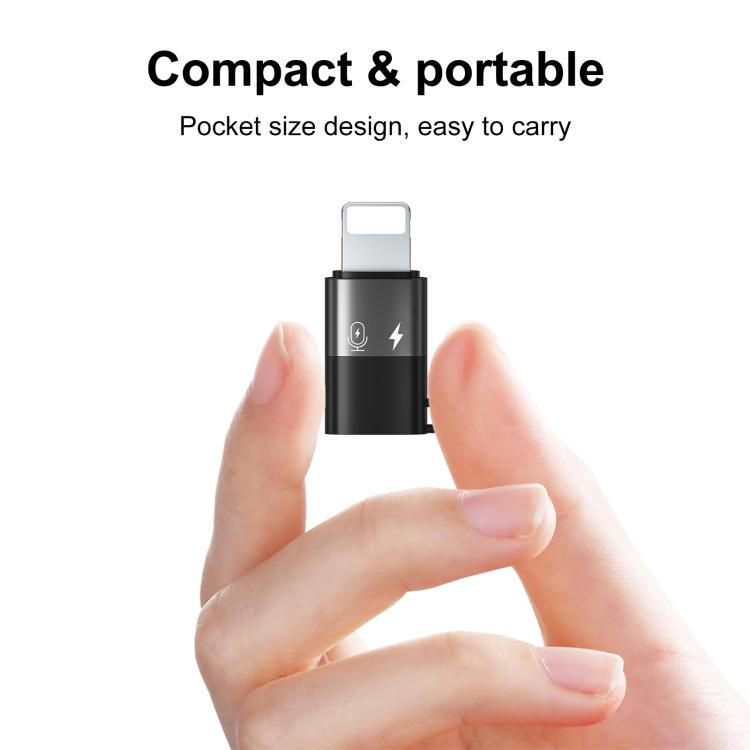 Adattatore OTG PD PULUZ da 8 pin a USB-C / Type-C, 8 Pin OTG Adapter