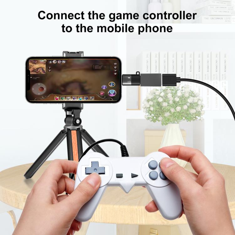 Adattatore OTG PD PULUZ da 8 pin a USB-C / Type-C, 8 Pin OTG Adapter