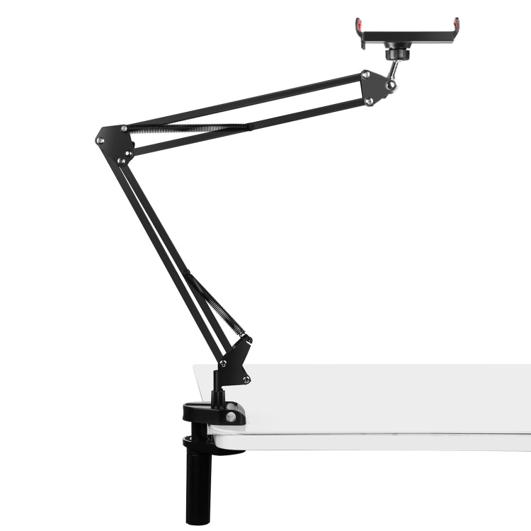 Supporto per braccio articolato da tavolo per trasmissione in diretta PULUZ con morsetto per tablet, Tablet Clamp