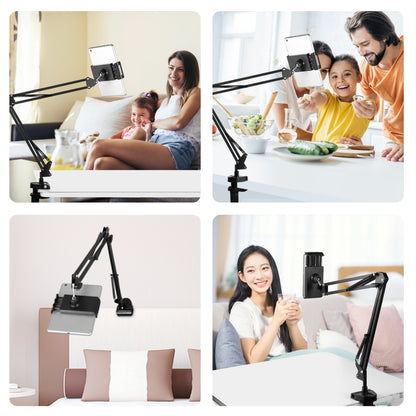 Supporto per braccio articolato da tavolo per trasmissione in diretta PULUZ con morsetto per tablet, Tablet Clamp