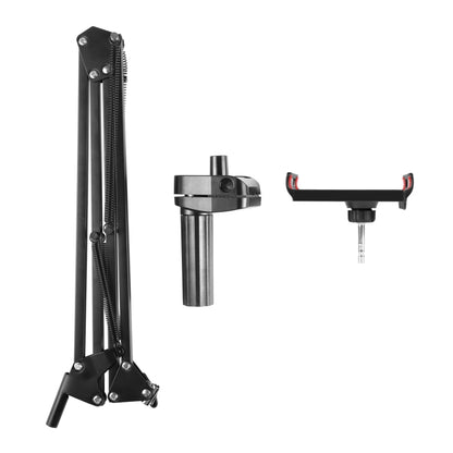 Supporto per braccio articolato da tavolo per trasmissione in diretta PULUZ con morsetto per tablet, Tablet Clamp