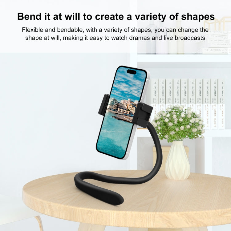 Supporto per montaggio a clip flessibile in silicone PULUZ con morsetto per telefono per telefoni/GoPro, Silicone Flexible Clip