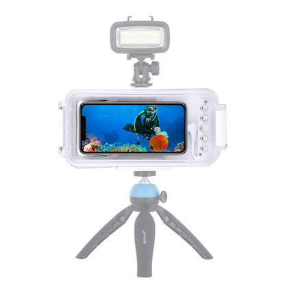 PULUZ Custodia Subacquea Impermeabile 45m/147ft Foto Video Scattare Foto Subacquee Cover per iPhone Serie 14, Serie iPhone 13, Serie iPhone 12, Serie iPhone 11, Serie iPhone X, iPhone 8 e 7, iPhone 6s, iOS 13.0 o Versione Superiore iPhone��������������...