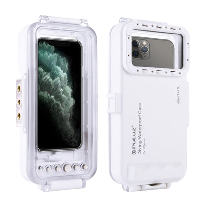 PULUZ Custodia Subacquea Impermeabile 45m/147ft Foto Video Scattare Foto Subacquee Cover per iPhone Serie 14, Serie iPhone 13, Serie iPhone 12, Serie iPhone 11, Serie iPhone X, iPhone 8 e 7, iPhone 6s, iOS 13.0 o Versione Superiore iPhone��������������...