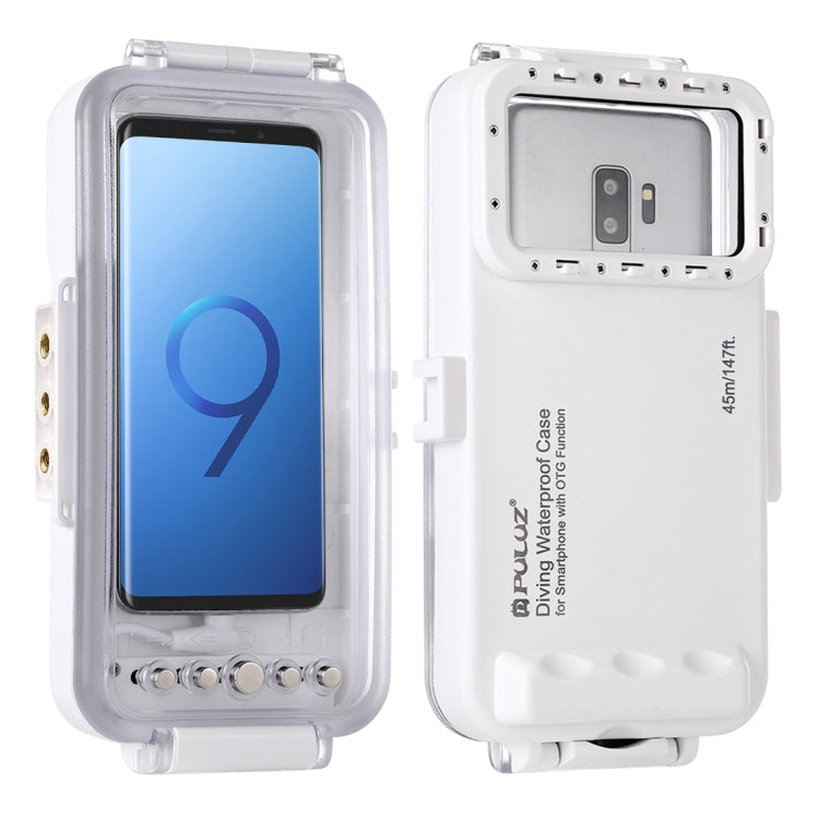PULUZ 45m/147ft Custodia Subacquea Impermeabile Foto Video Scattare Foto Subacquee Cover per Smartphone Galaxy, Huawei, Xiaomi, Google Android OTG con Porta Type-C, Universal Case for Type-C Port Phones