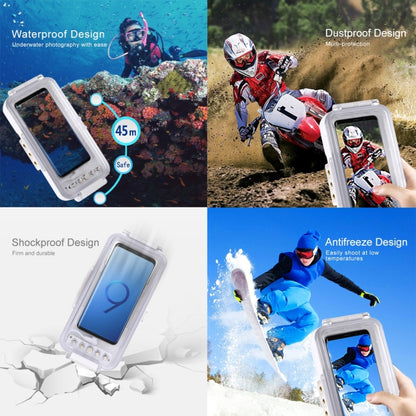 PULUZ 45m/147ft Custodia Subacquea Impermeabile Foto Video Scattare Foto Subacquee Cover per Smartphone Galaxy, Huawei, Xiaomi, Google Android OTG con Porta Type-C, Universal Case for Type-C Port Phones