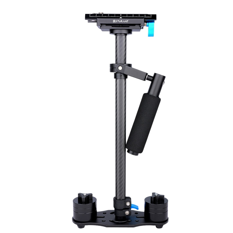 Stabilizzatore portatile in fibra di carbonio PULUZ 38,5-61 cm per video e fotocamere digitali DSLR e DV, portata 0,5-3 kg, S60T Black, S60T Blue, S60T Red, S60T Green, S60T Orange
