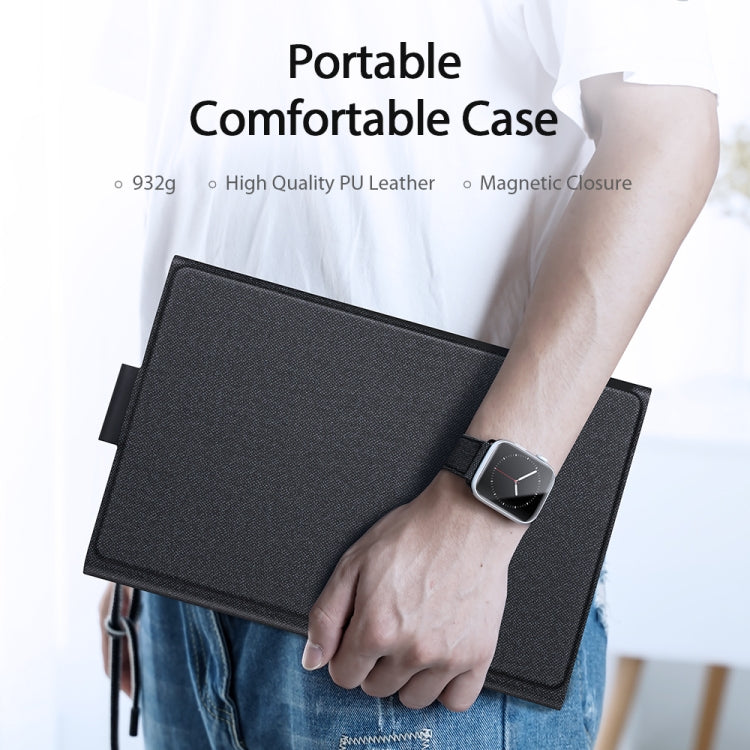 DUX DUCIS Custodia per tablet in pelle ultrasottile con tastiera Bluetooth staccabile per Samsung Galaxy Tab S8 Plus (X800/X806) / S7 FE (T730/T733/T736B) / S7 Plus (T970/T976B), For Samsung Galaxy Tab S8 Plus / S7 FE / S7 Plus