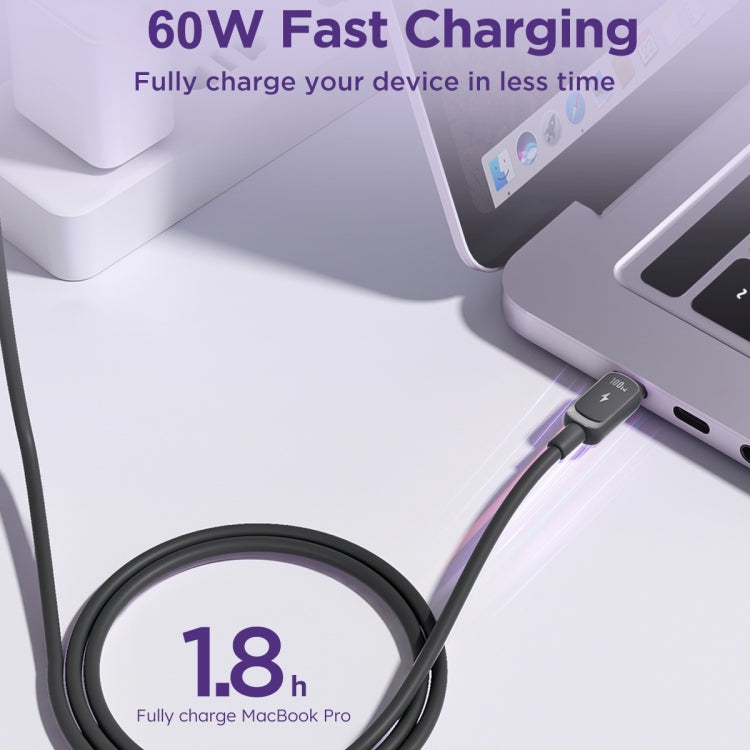 Cavo dati a ricarica rapida JOYROOM S-CC100A14 serie multicolore da 100 W da USB-C/Type-C a USB-C/Type-C, lunghezza: 1,2 m, Type-C to Type-C
