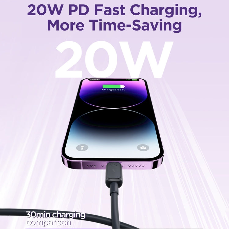 Cavo dati di ricarica rapida JOYROOM S-CL020A14 serie multicolore da 20 W USB-C/Type-C a 8 pin, lunghezza: 1,2 m, Type-C to 8 Pin
