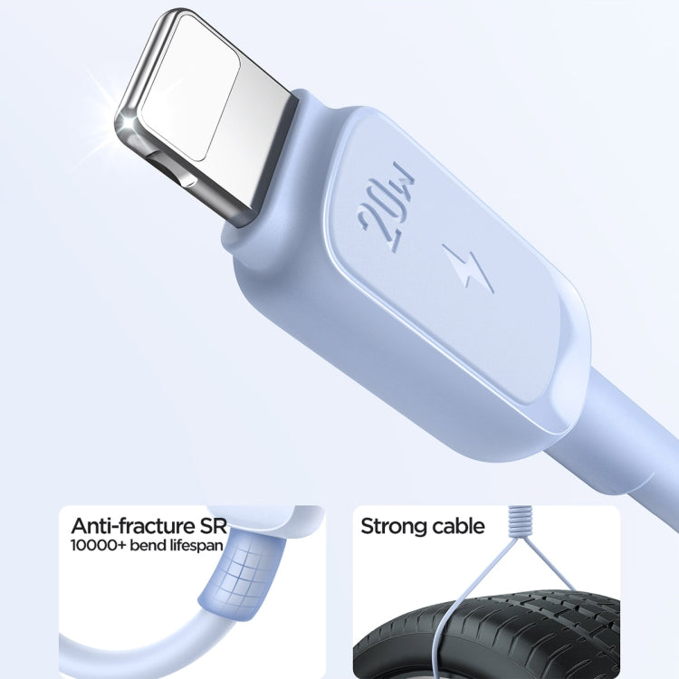 Cavo dati di ricarica rapida JOYROOM S-CL020A14 serie multicolore da 20 W USB-C/Type-C a 8 pin, lunghezza: 1,2 m, Type-C to 8 Pin