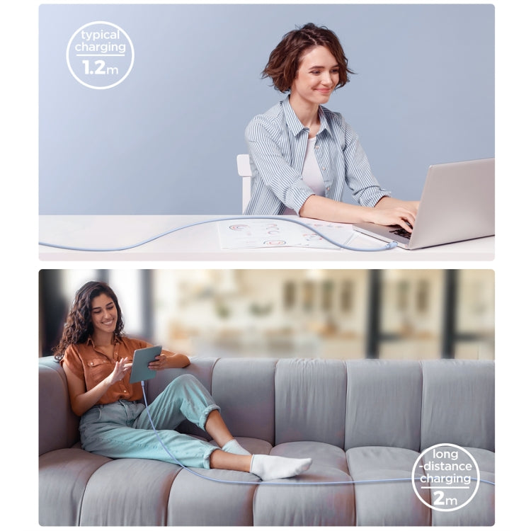 Cavo dati di ricarica rapida JOYROOM S-CL020A14 serie multicolore da 20 W USB-C/Type-C a 8 pin, lunghezza: 1,2 m, Type-C to 8 Pin