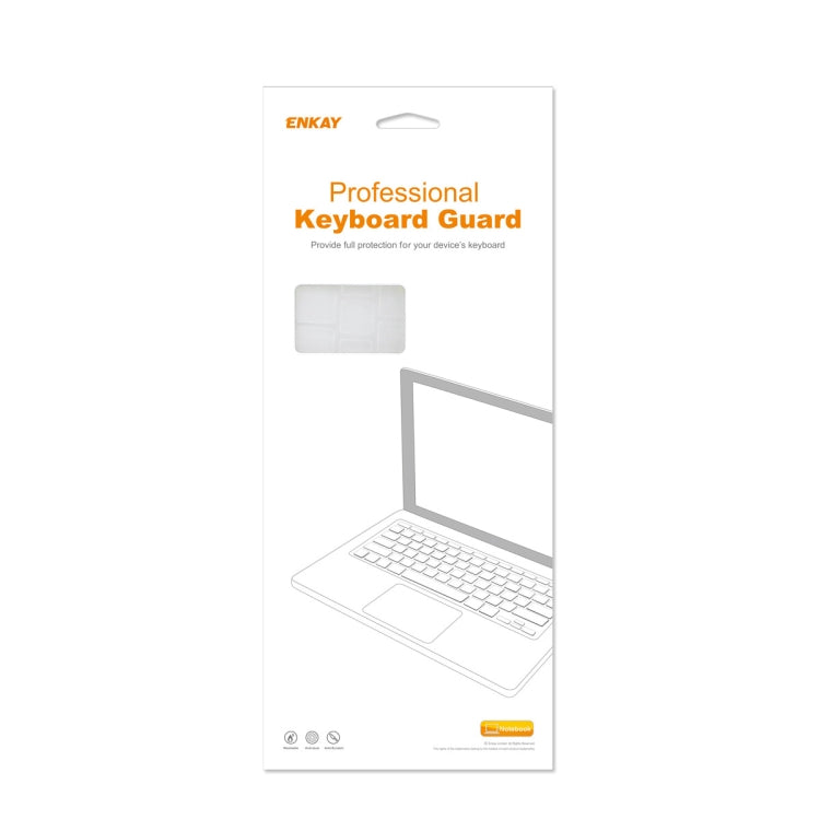 ENKAY Hat-Prince 3 in 1 per MacBook Pro 13 pollici A2289 / A2251 (2020) Custodia protettiva in cristallo rigido + versione Europa Cover protettiva per tastiera in TPU ultrasottile + set di tappi antipolvere, For MacBook Pro 13 inch A2289 / A2251 (2020)