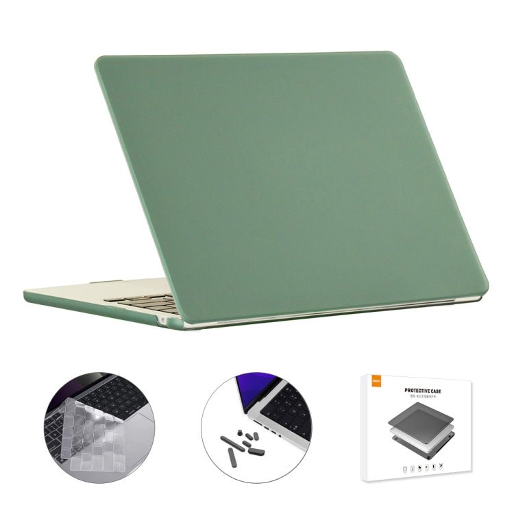 ENKAY Custodia per laptop opaca 3 in 1 con pellicola per tastiera in TPU / Tappi antipolvere per MacBook Air 13.6 2022 A2681 Versione USA, 3 in 1 US Version