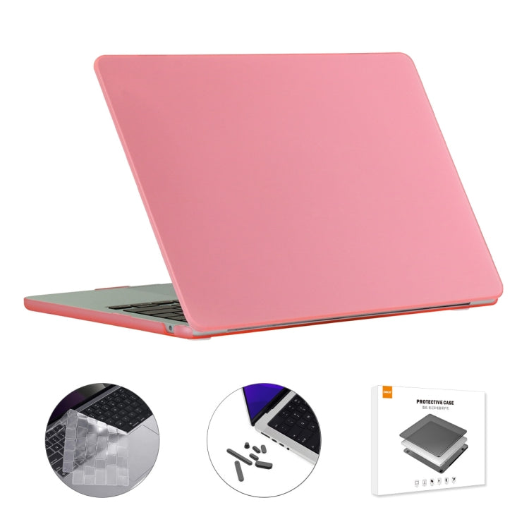ENKAY Custodia per laptop opaca 3 in 1 con pellicola per tastiera in TPU / Tappi antipolvere per MacBook Air 13.6 2022 A2681 Versione USA, 3 in 1 US Version