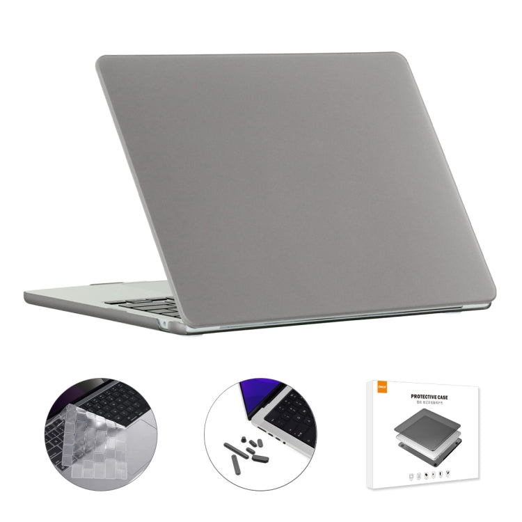ENKAY Custodia per laptop opaca 3 in 1 con pellicola per tastiera in TPU / Tappi antipolvere per MacBook Air 13.6 2022 A2681 Versione USA, 3 in 1 US Version