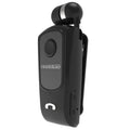 F920 CSR4.1 Auricolare Bluetooth antifurto con promemoria di vibrazione del chiamante con cavo retrattile, Black, White, Gold, Silver, Gray