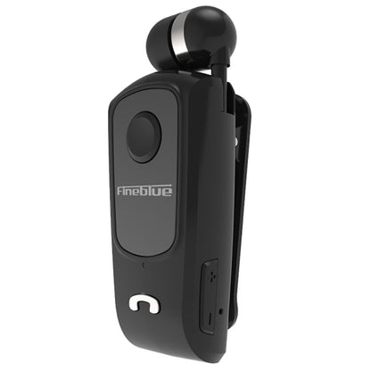 F920 CSR4.1 Auricolare Bluetooth antifurto con promemoria di vibrazione del chiamante con cavo retrattile, Black, White, Gold, Silver, Gray
