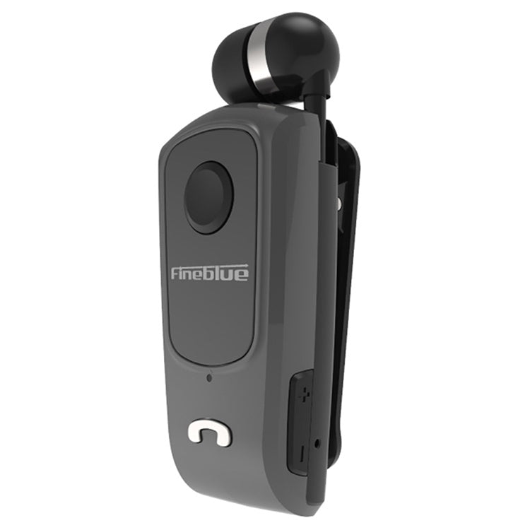 F920 CSR4.1 Auricolare Bluetooth antifurto con promemoria di vibrazione del chiamante con cavo retrattile, Black, White, Gold, Silver, Gray