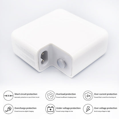 PD-87W 87W PD Adattatore di alimentazione per notebook USB-C / Type-C per MacBook Pro 15 pollici (A1706) / (A1707) / (A1708) / (A1719), EU Plug, US Plug, UK Plug, AU Plug