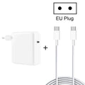 PD-96W Adattatore per laptop USB-C / Type-C PD da 96 W + cavo di ricarica rapida da USB-C / Type-C a USB-C / Type-C da 2 m 5 A per MacBook Pro, EU Plug, US Plug, UK Plug