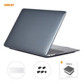ENKAY Custodia protettiva per laptop in cristallo 3 in 1 + Pellicola per tastiera in TPU versione UE + Set di tappi antipolvere per MacBook Air 13,3 pollici A1932 (2018), For MacBook Air 13.3 inch A1932 (2018)
