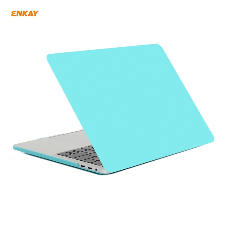 ENKAY Custodia protettiva per laptop opaca 3 in 1 + Pellicola per tastiera in TPU versione UE + Set di tappi antipolvere per MacBook Pro 16 pollici A2141 (带Touch Bar) (con Touch Bar), For MacBook Pro 16 inch A2141 (with Touch Bar)