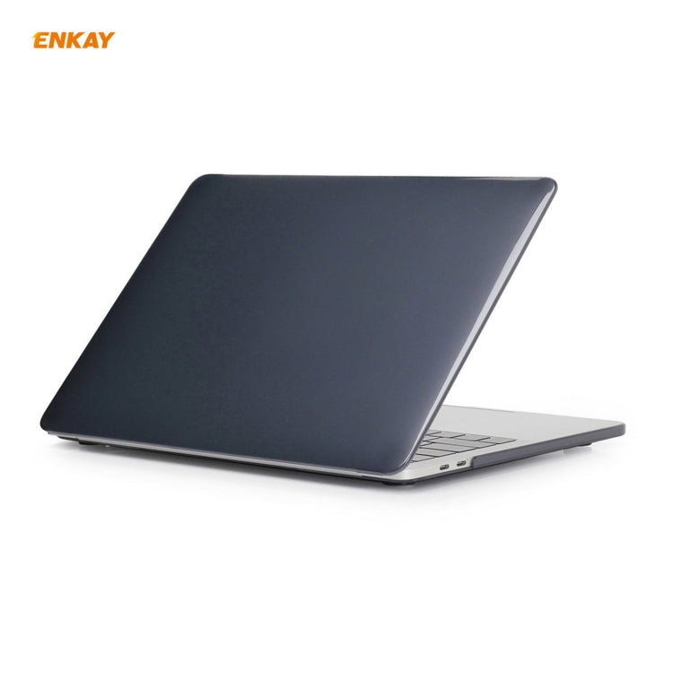 ENKAY Custodia protettiva per laptop in cristallo 3 in 1 + Pellicola per tastiera in TPU versione UE + Set di tappi antipolvere per MacBook Pro 16 pollici A2141 (con Touch Bar), For MacBook Pro 16 inch A2141 (with Touch Bar)