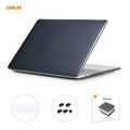 ENKAY Custodia protettiva per laptop in cristallo 3 in 1 + Pellicola per tastiera in TPU versione UE + Set di tappi antipolvere per MacBook Pro 16 pollici A2141 (con Touch Bar), For MacBook Pro 16 inch A2141 (with Touch Bar)