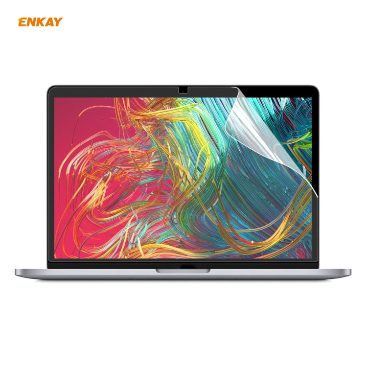 ENKAY Pellicola salvaschermo trasparente HD PET per MacBook Pro 13,3 pollici A2289 / A2251 / A2338 (2020), For MacBook Pro 13.3 inch A2289 / A2251 / A2338 (2020)