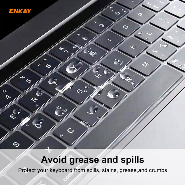 ENKAY Pellicola protettiva per tastiera in morbido TPU per MacBook Pro 16 pollici A2141 / Pro 13,3 pollici A2289 e A2251 e A2338 (2020), versione UE, EU Version