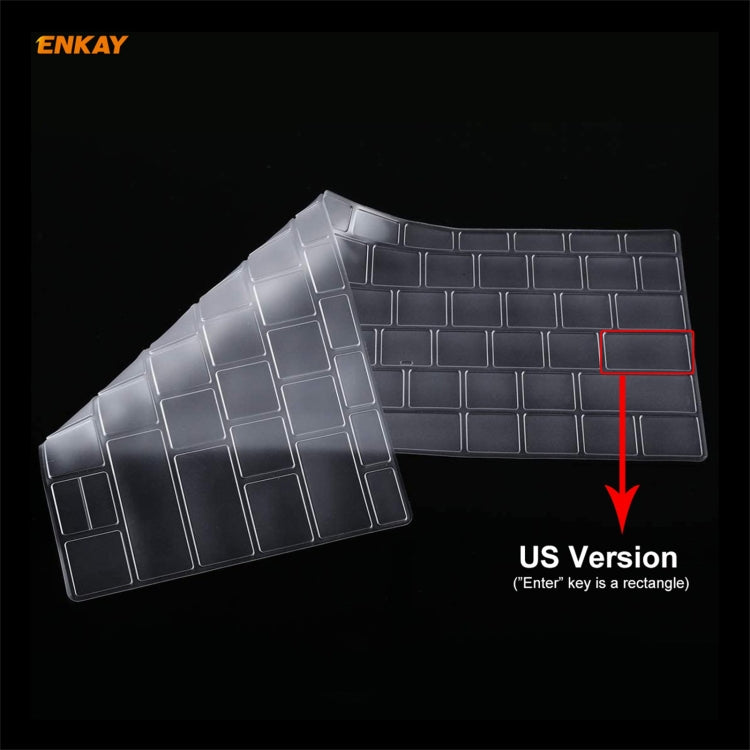 ENKAY Pellicola protettiva per tastiera in TPU ultrasottile e morbida per Huawei MateBook 13 pollici, versione USA, For Huawei MateBook 13 inch
